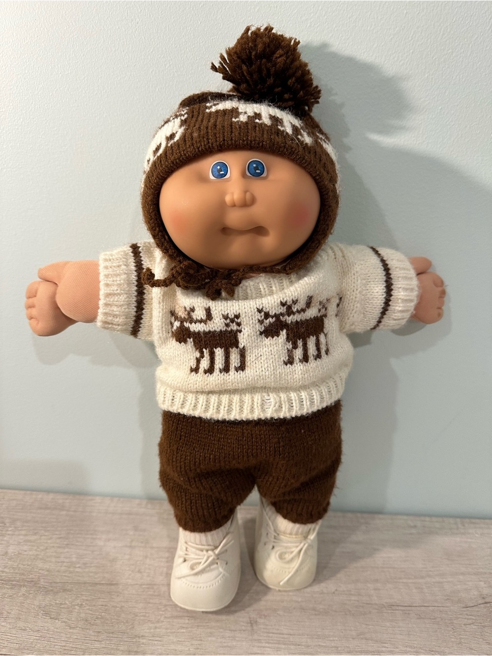 Vintage 1970s/1980s Preemie Cabbage Patch Coleco Appalachian Bald Blue Eyes
